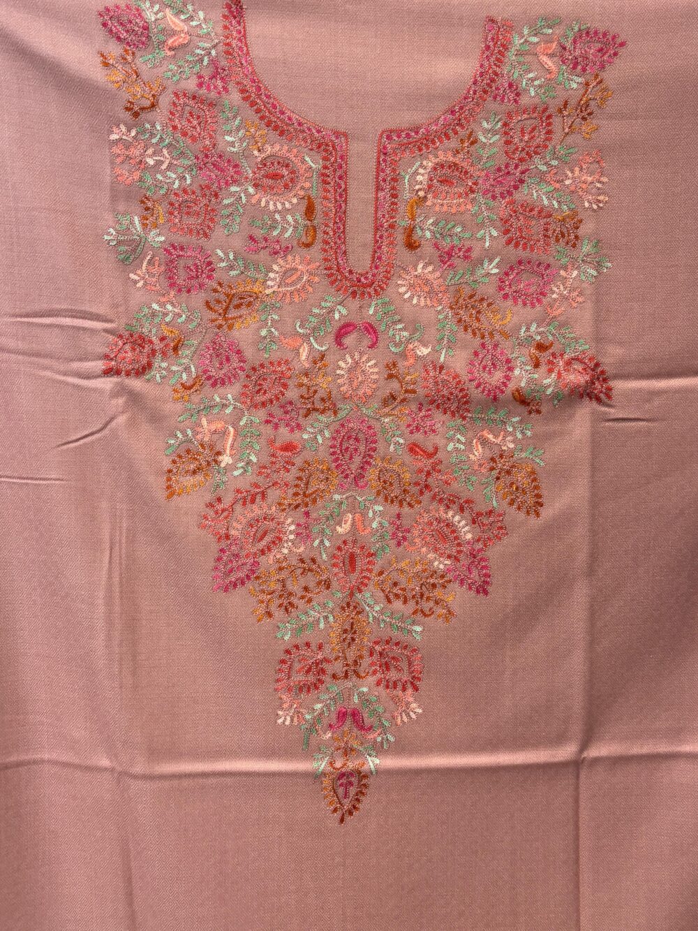 Suit With Aari Embroidery