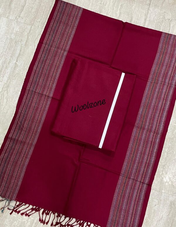 Big Diamond Suit with Border Lining Stole