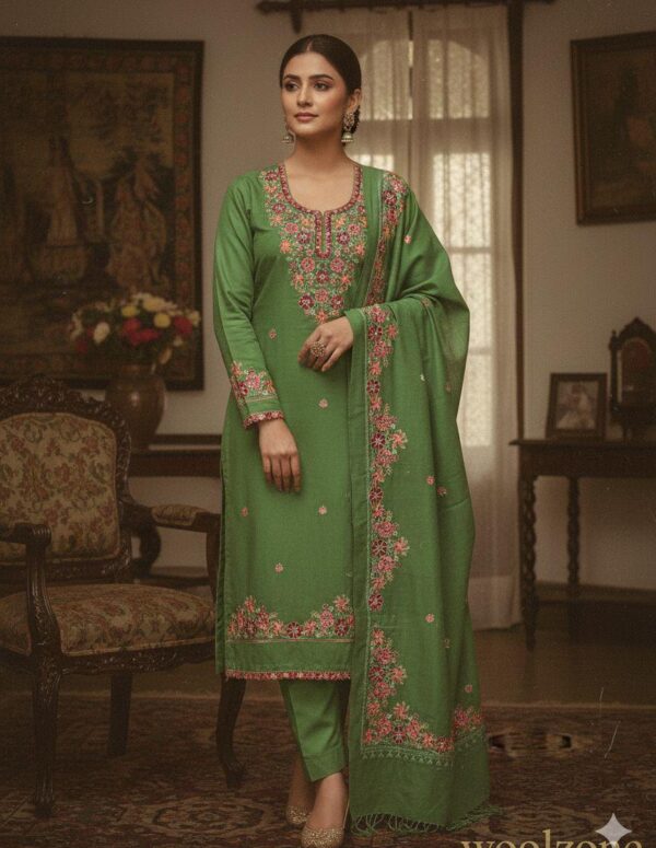 Pure Wool Suit Heavy Embroidery