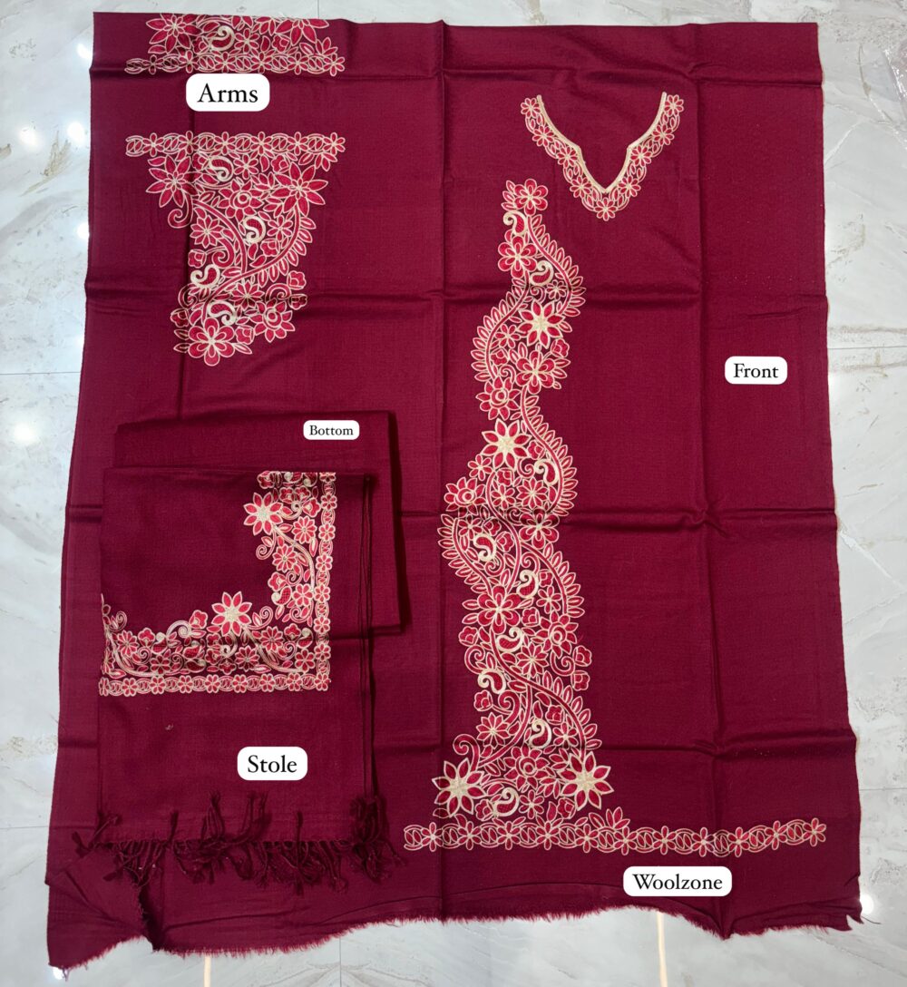 Unstitched Traditional Indian Suit Set