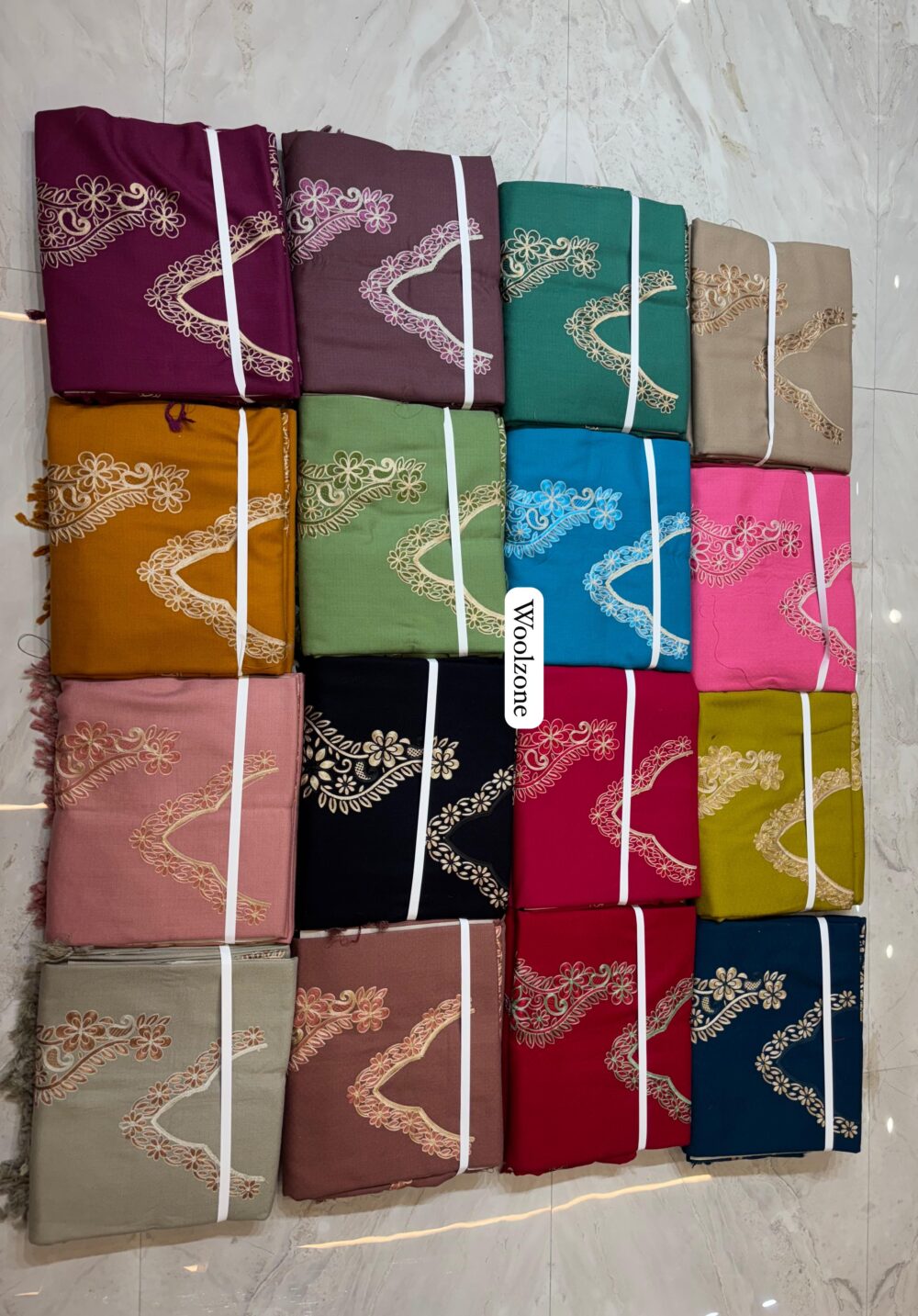 Unstitched Traditional Indian Suit Set - Image 2