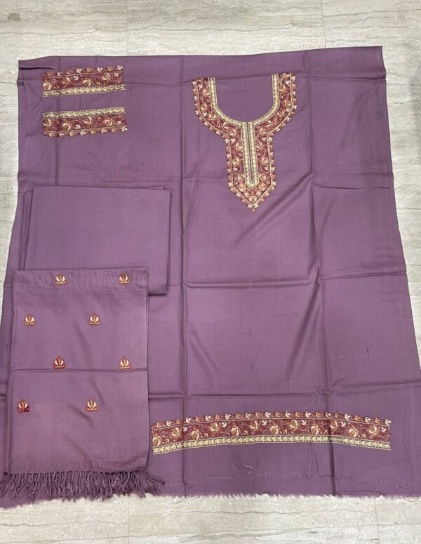 Pure Wool Suit with Tilla Embroidery