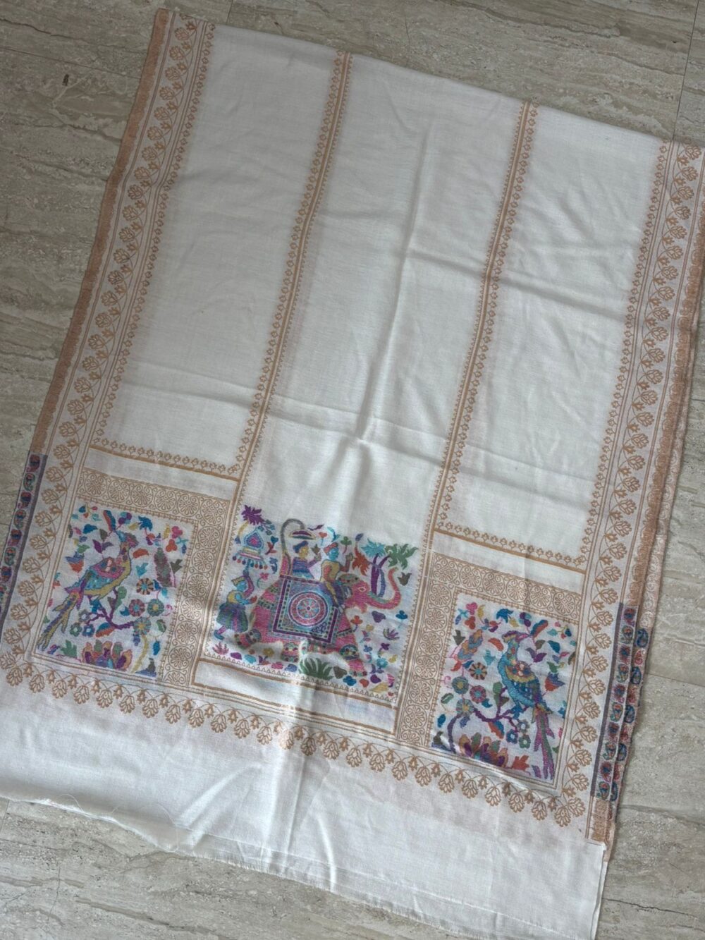Madhubani Stole