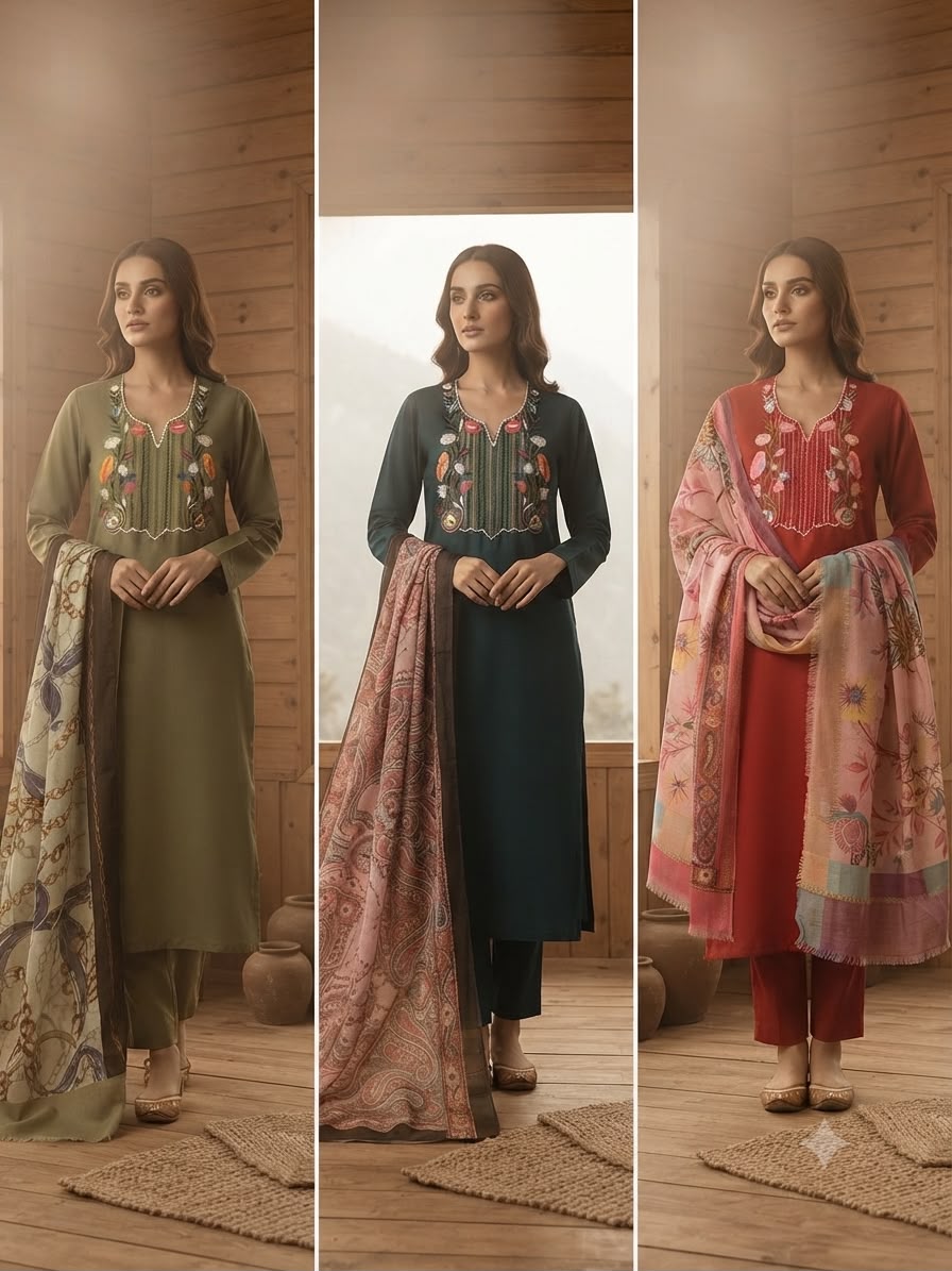 Suit with attractive embroidery - Image 2