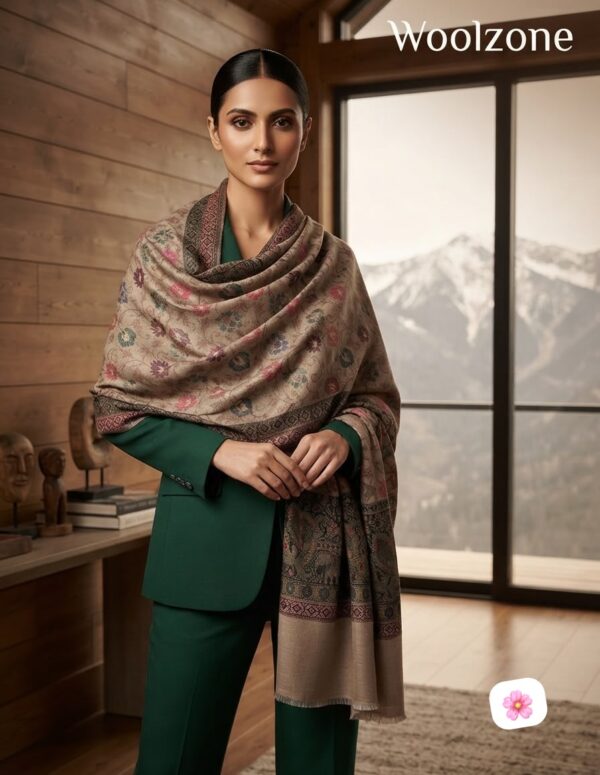 Jaal Kanni Wool Shawl