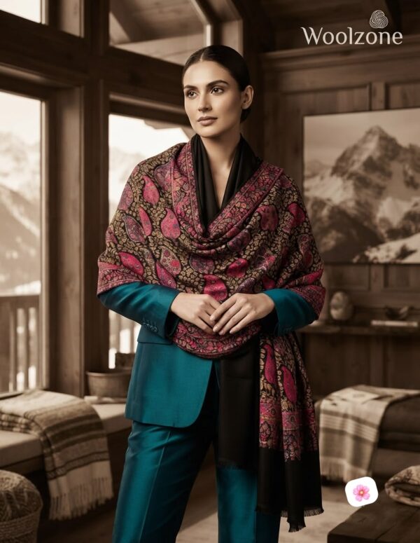 Kashmiri Kanni-Style Shawl