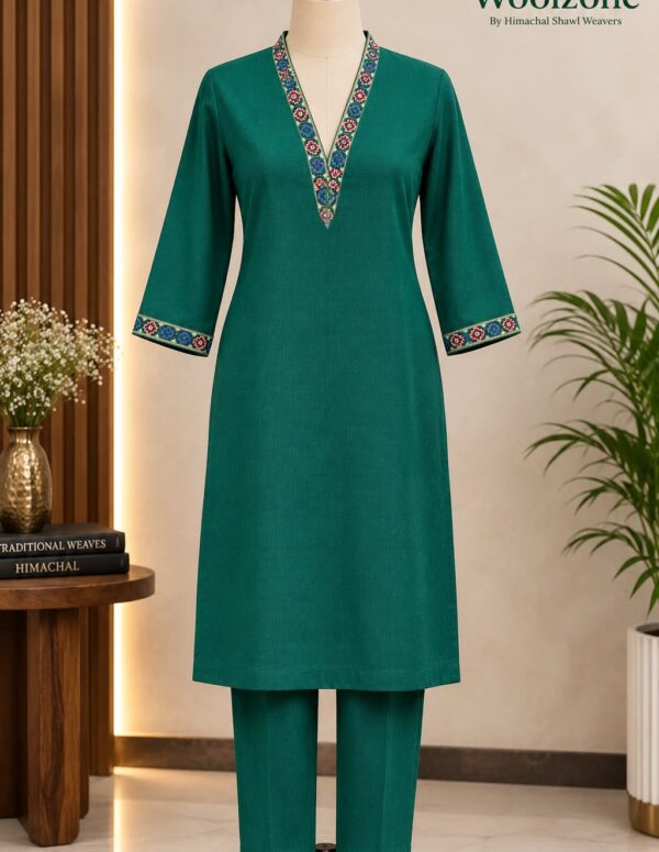 Woolen Kurti Set