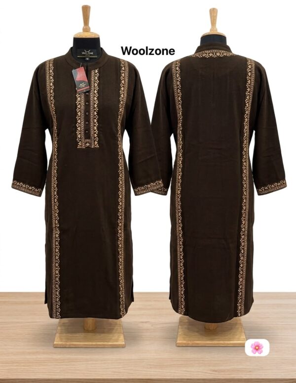 Pure Wool Embroidered Kurti